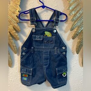 Fishing Jean Shorts Overalls 24 months